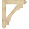 Ekena Millwork Merced Arts & Crafts Rough Sawn Bracket, Douglas Fir, 6"W x 38"D x 44"H BKT06X38X44MRC03RDF - alternate 4